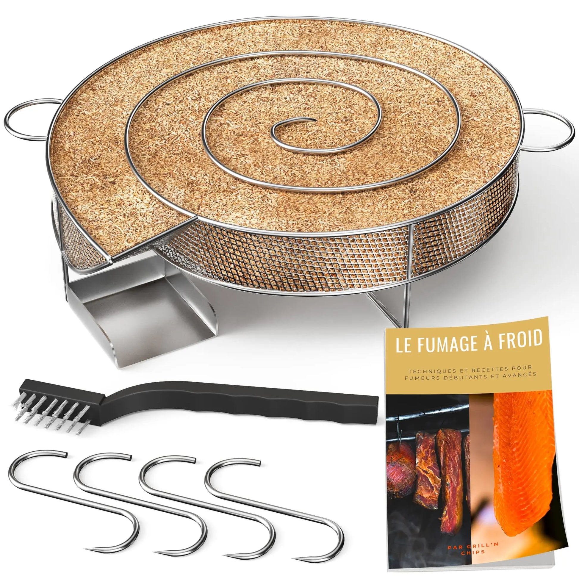 Générateur de Fumée Inox - fumage à froid Grill'N Chips